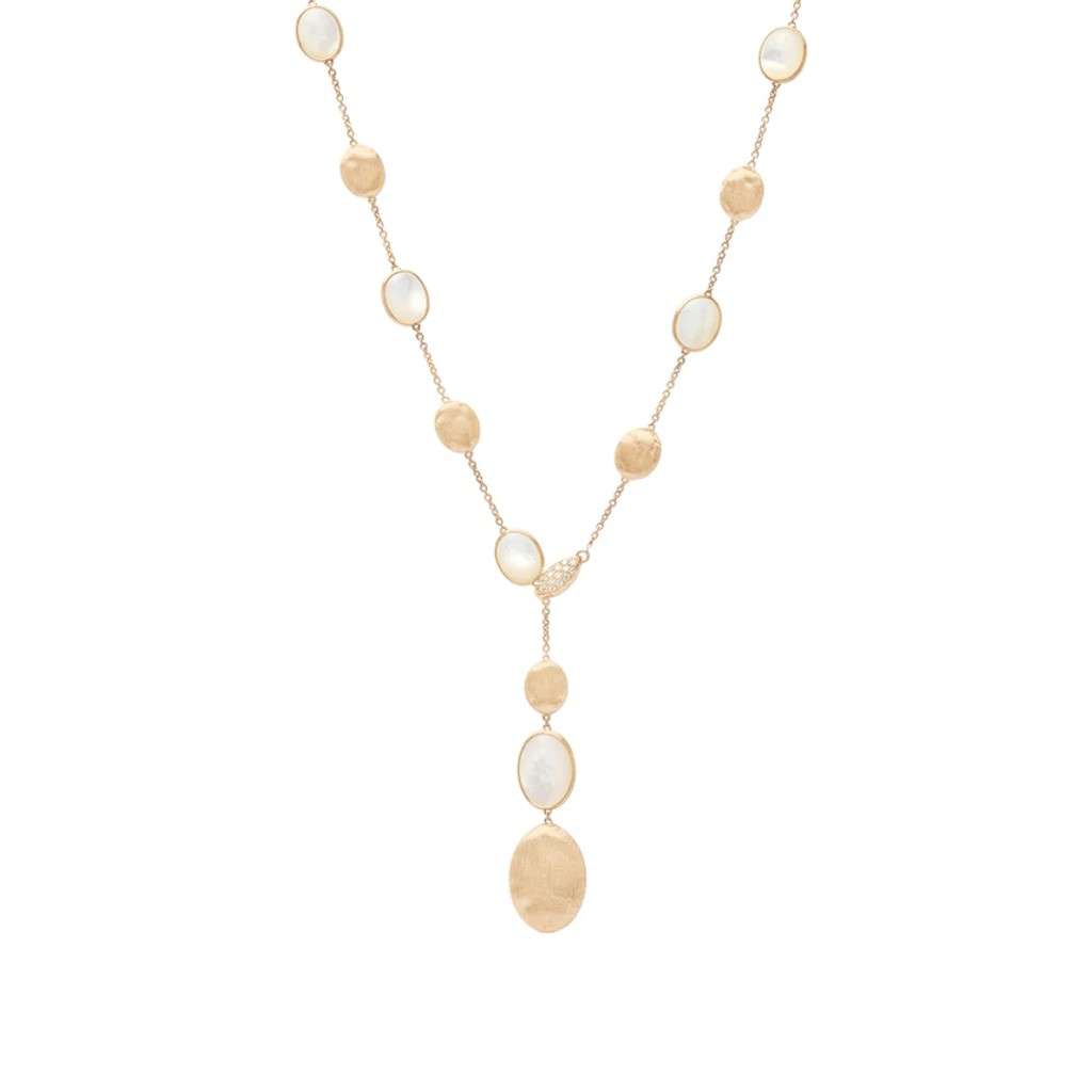 Marco Bicego Siviglia Mother of Pearl Lariat Necklace with
