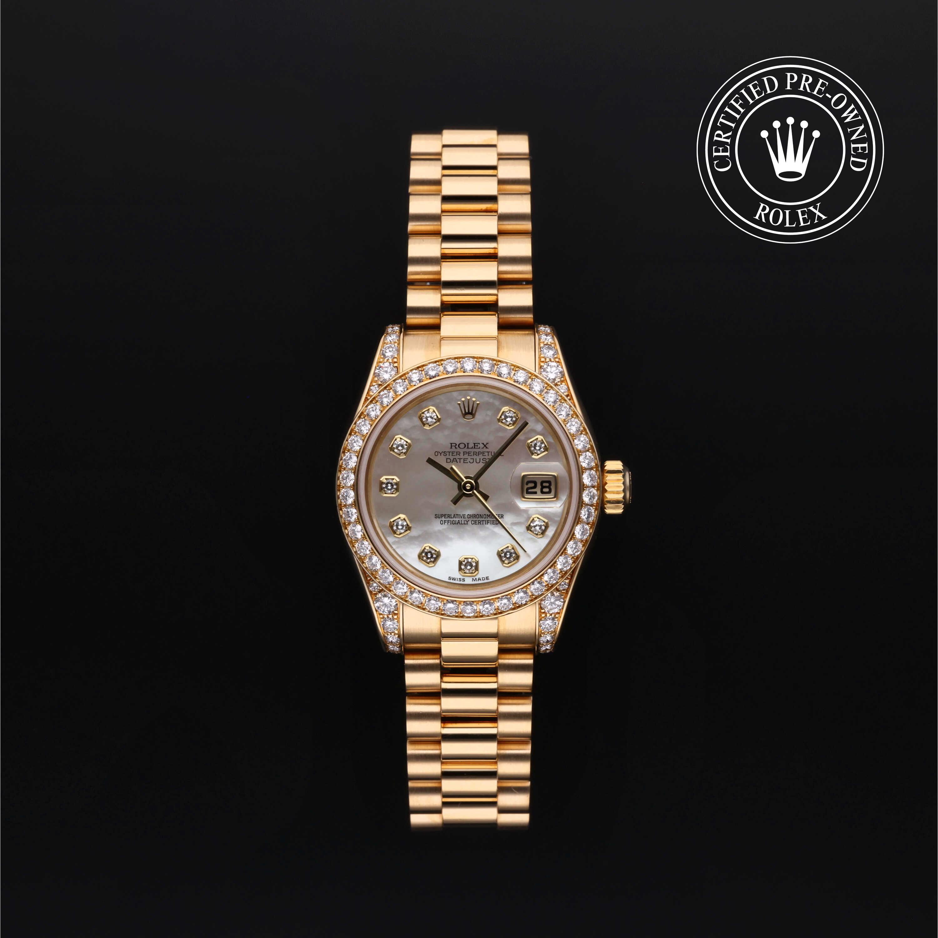 Rolex Certified Pre-Owned Lady-Datejust, 26 mm, 18 kt yellow gold
