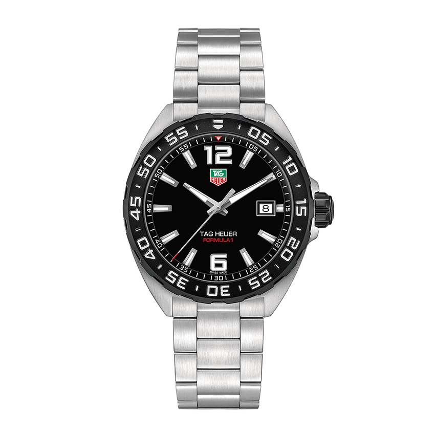 TAG Heuer Formula 1 Quartz Date Watch with Black Dial and Case | Lee  Michaels Fine Jewelry