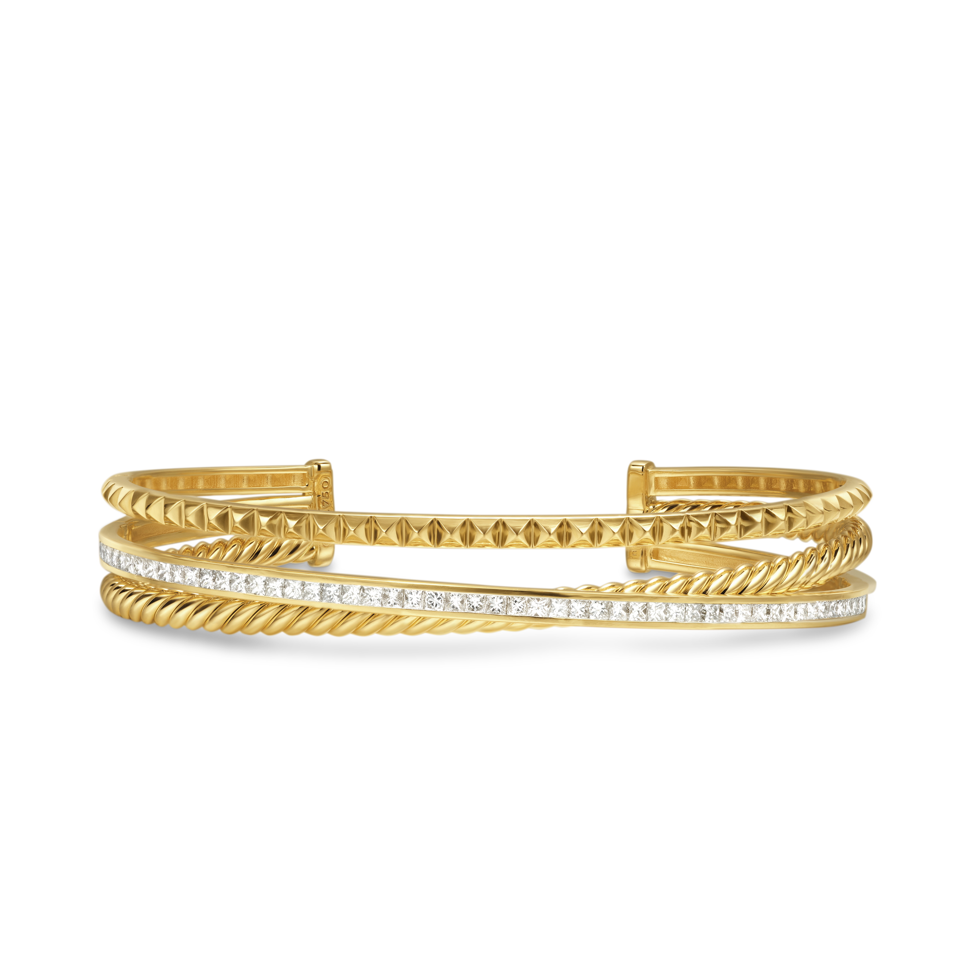 David Yurman Yellow Red Four sold Diamond Bracele