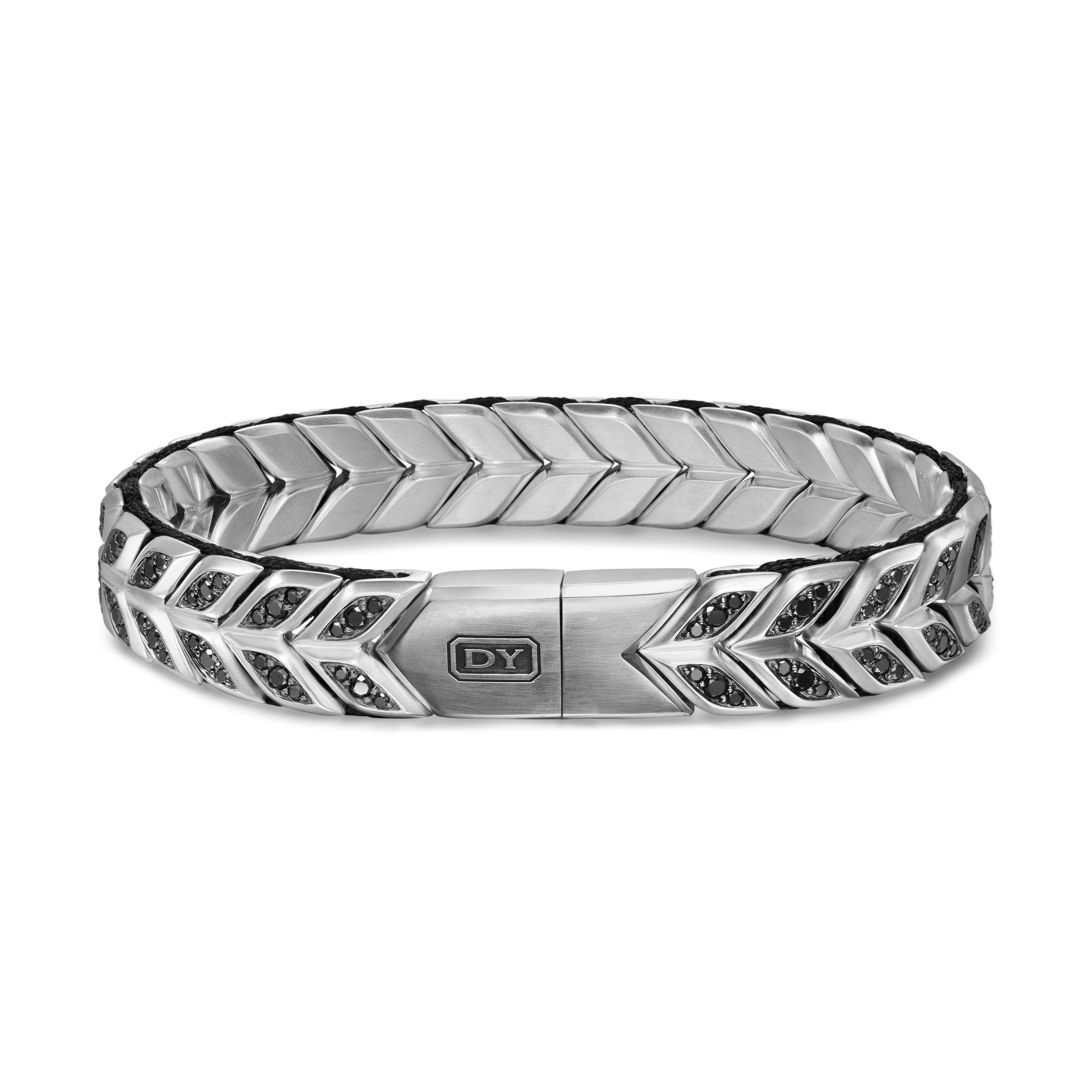 David Yurman Chevron Woven Bracelet in Sterling Silver with