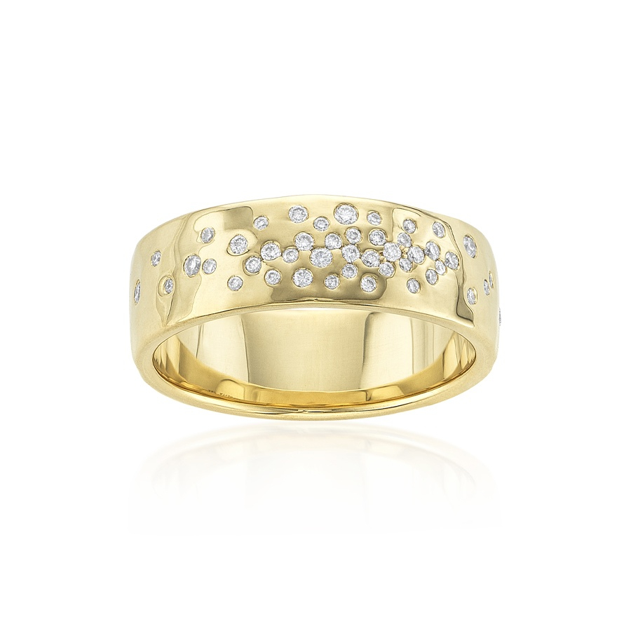 CAREERING STARDUST (18K） Ippolita 18K Stardust Crinkle Band - Band, Rings - IPP61193