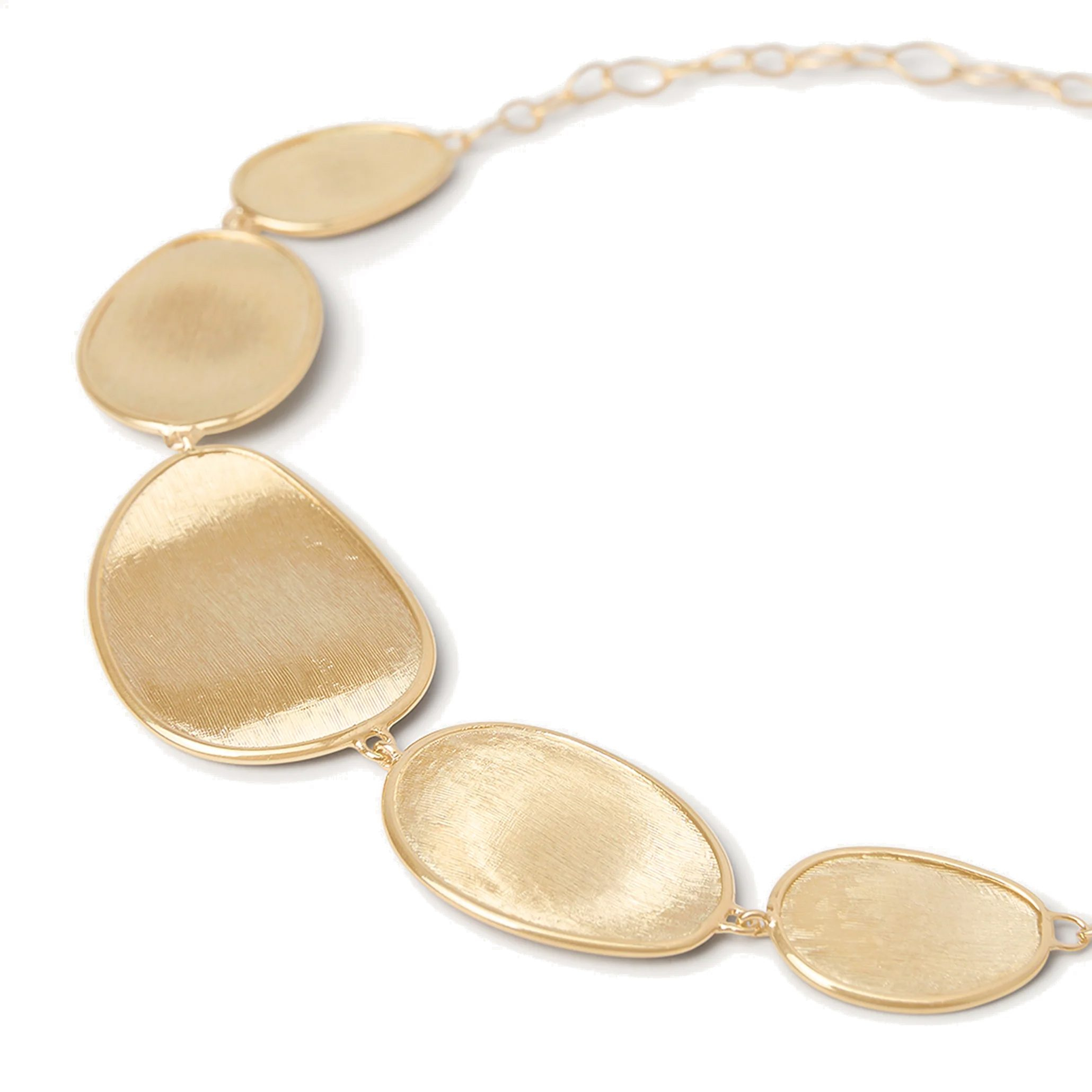 Marco Bicego Yellow Gold Lunaria Halfie Petal Necklace | LMFJ