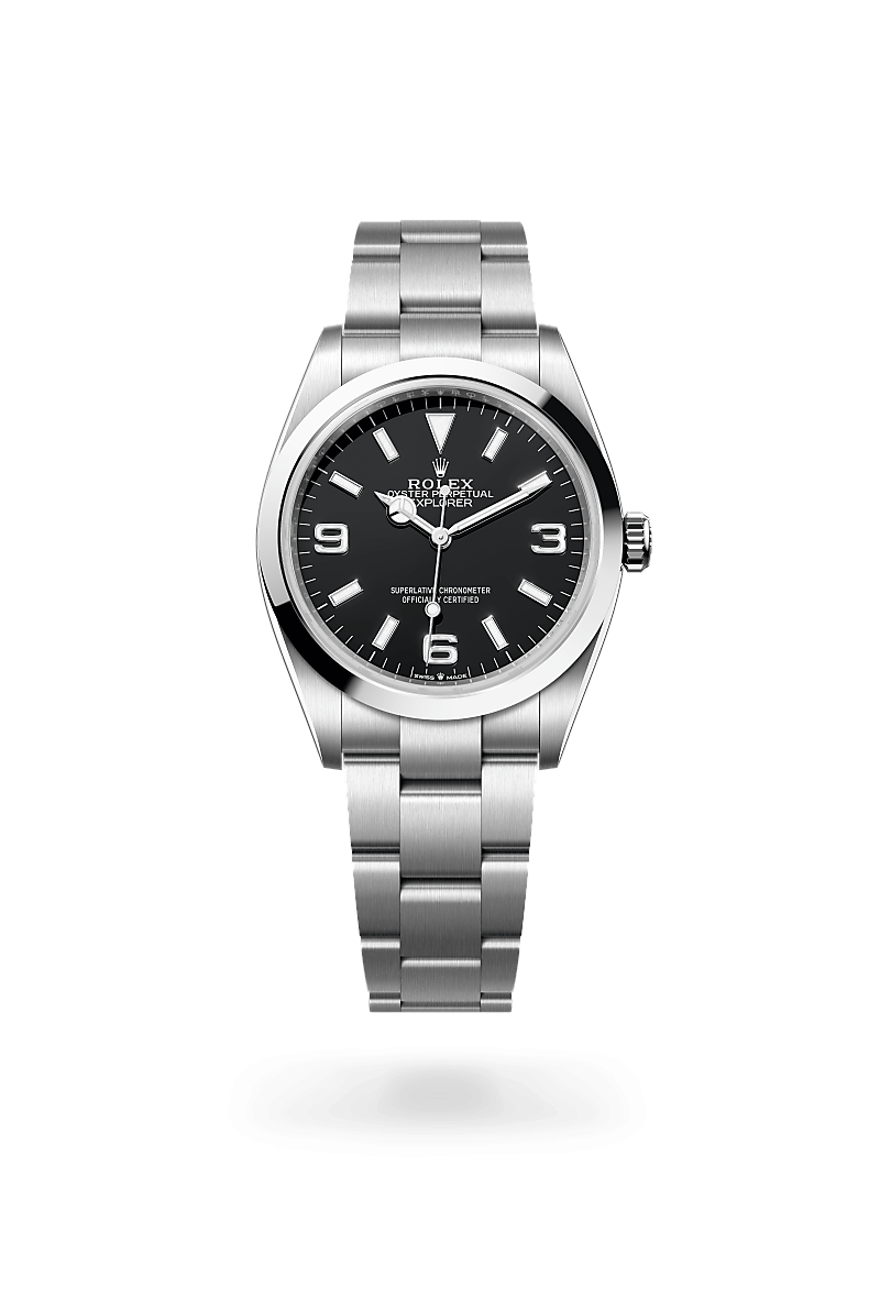 Rolex Explorer 36 in Oystersteel, M124270-0001