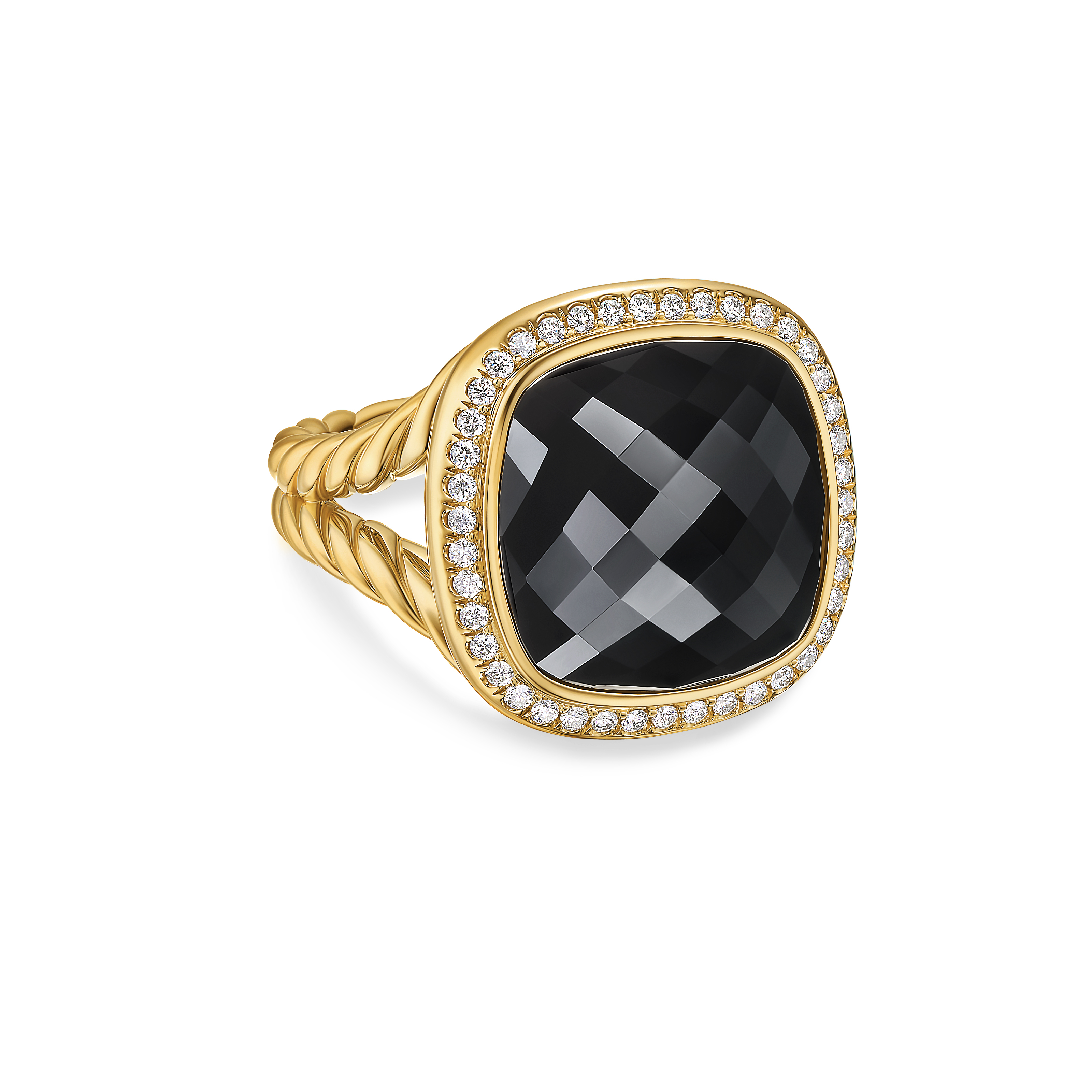 Pendentif Albion en argent sterling 925 20 mm onyx noir et