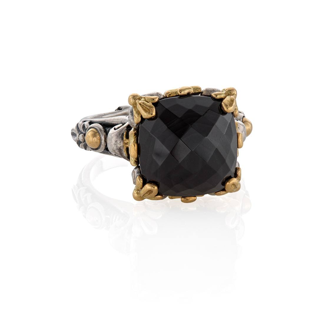 Konstantino Anthos Black Onyx Ring | Lee Michaels Fine