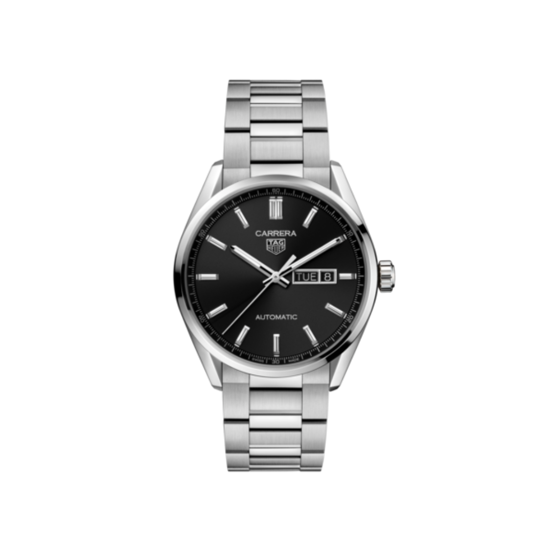 TAG Heuer Carrera Calibre 5 Automatic Watch with Black Dial, 41mm | Lee  Michaels Fine Jewelry