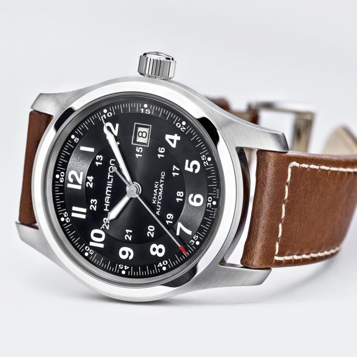 時計 HAMILTON Khaki Automatic Hamilton Khaki Field Day Date Automatic Silver 42mm - LOFT