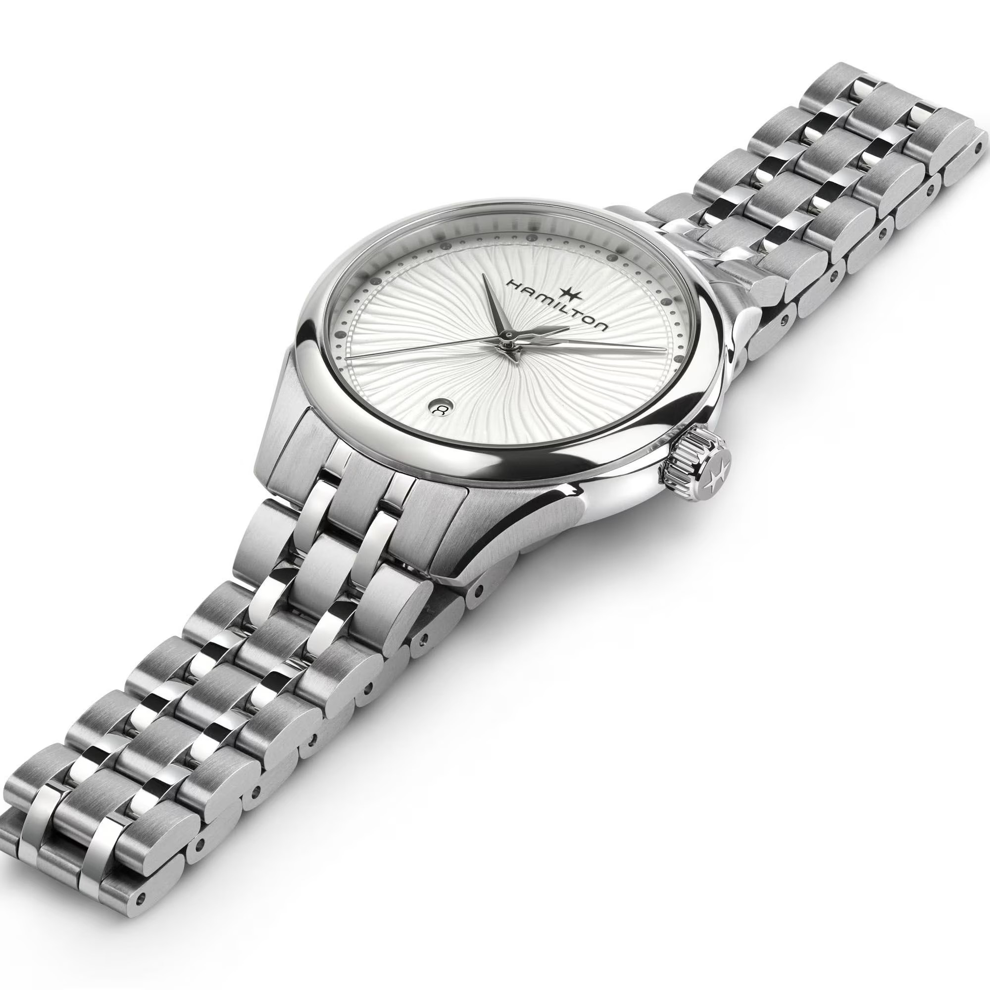 Hamilton Jazzmaster Lady Quartz Watch with White Dial