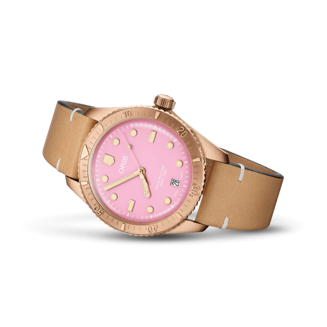 Oris Divers Sixty-Five with Pink Dial | LMFJ