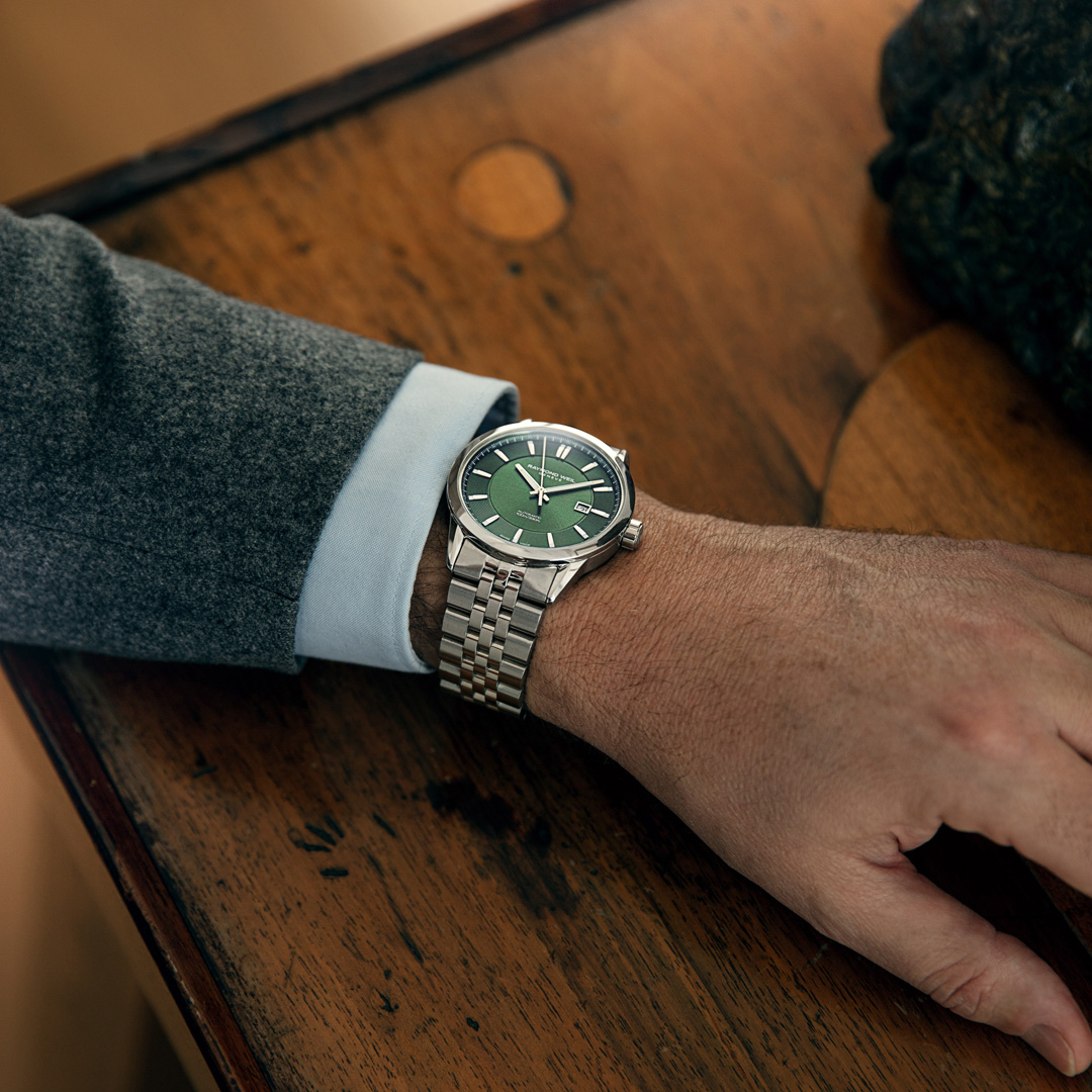 Raymond Weil 42mm Automatic Freelancer with Green Dial | LMFJ