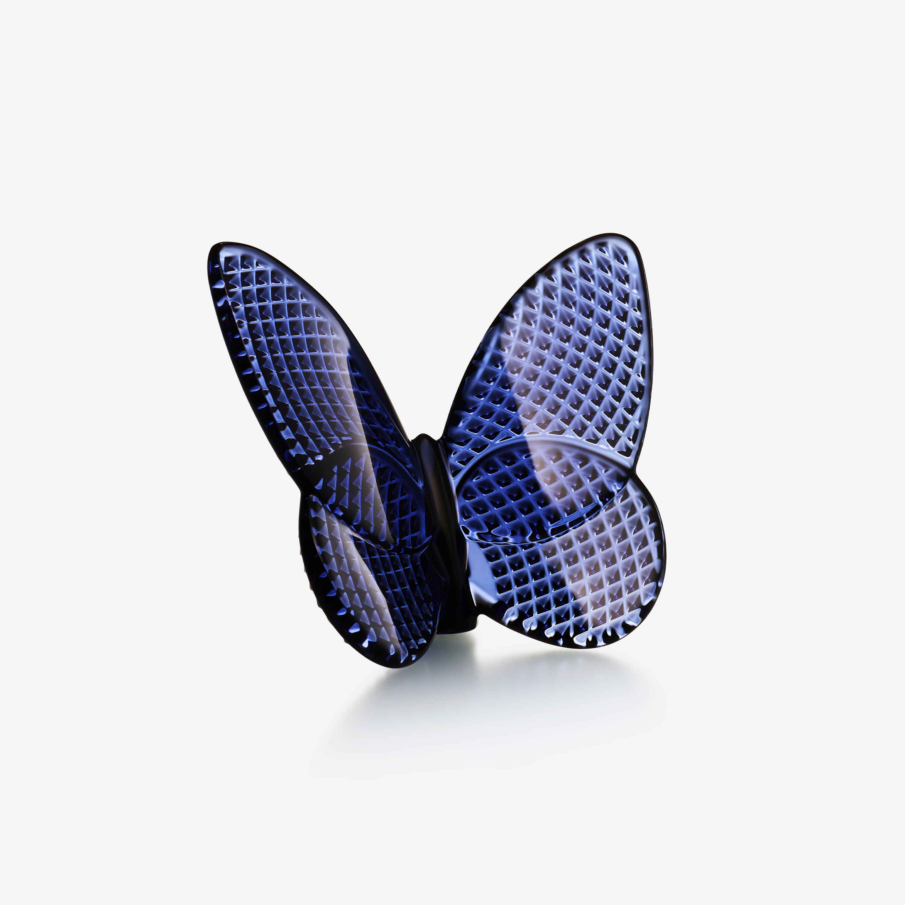 Baccarat Papillion Lucky Diamond Butterfly, Midnight Blue | LMFJ