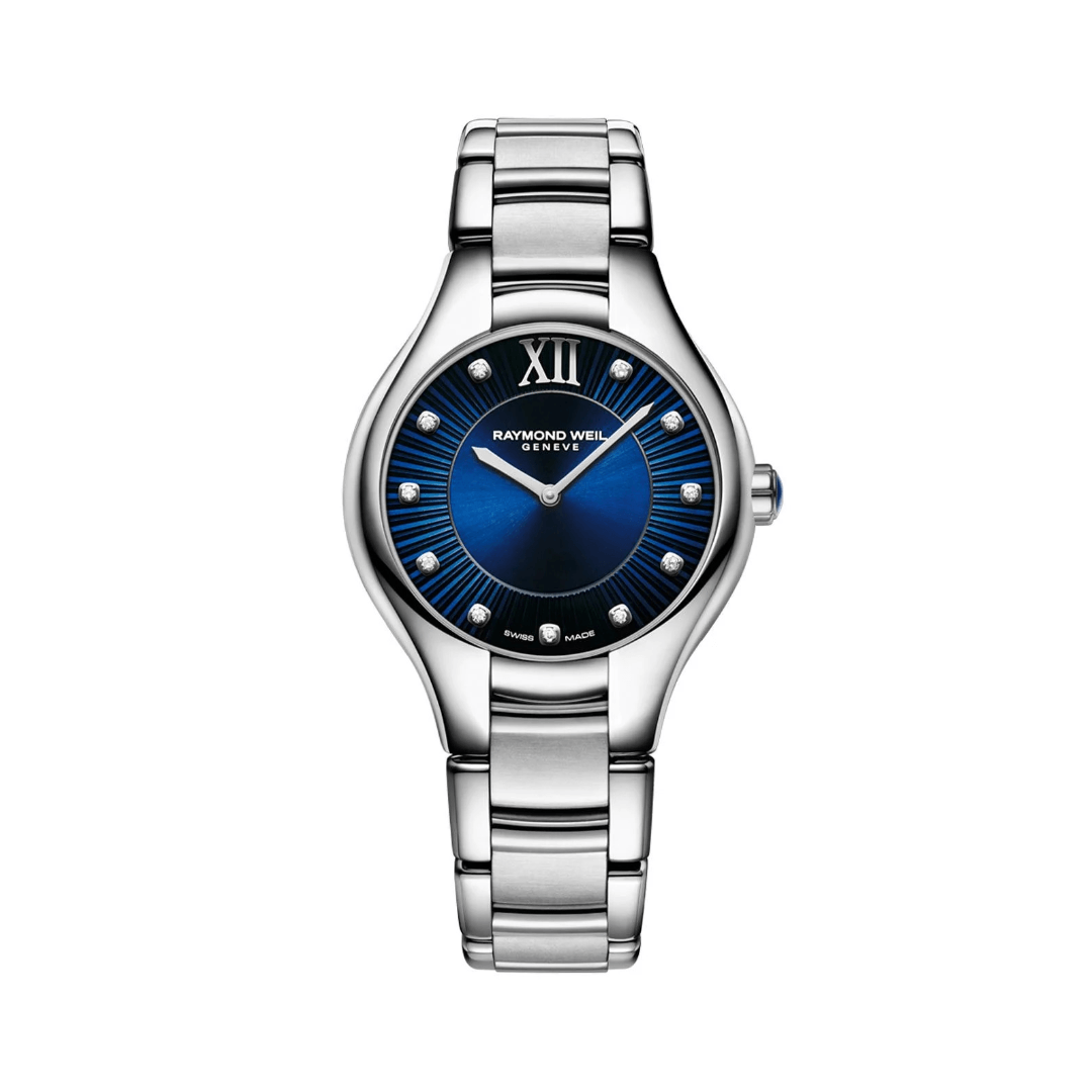 Raymond Weil Noemia Ladies Quartz Blue Dial Diamonds Watch | LMFJ