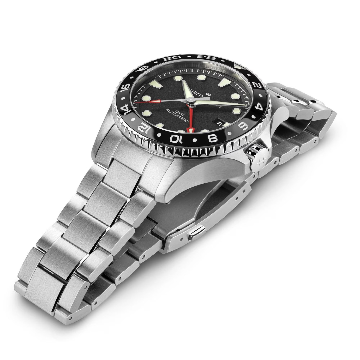 Hamilton Khaki Navy Scuba Auto GMT 43 mm (H82555130) | LMFJ